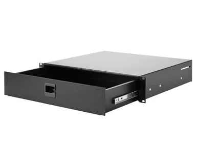 Adam Hall Rack Drawer 2 U Steel, Short