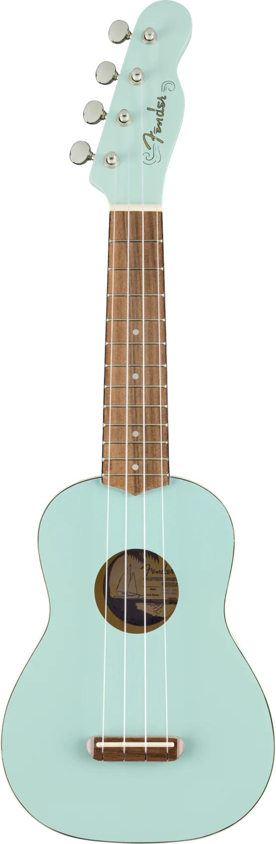 Fender Venice Soprano Ukulele Daphne Blue