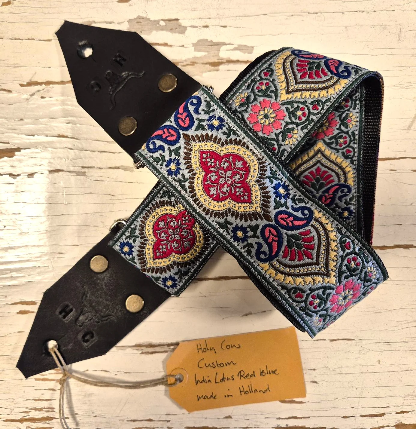 Holy Cow Straps Lotus Red Blue