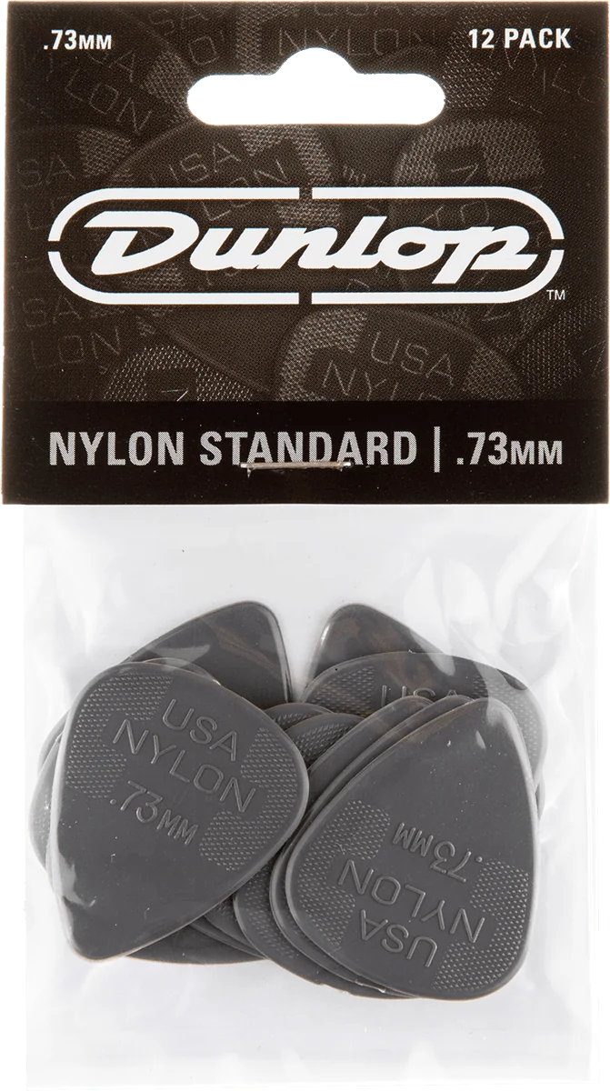 Dunlop Nylon Standard .73 Plectrum 12-Pack 
