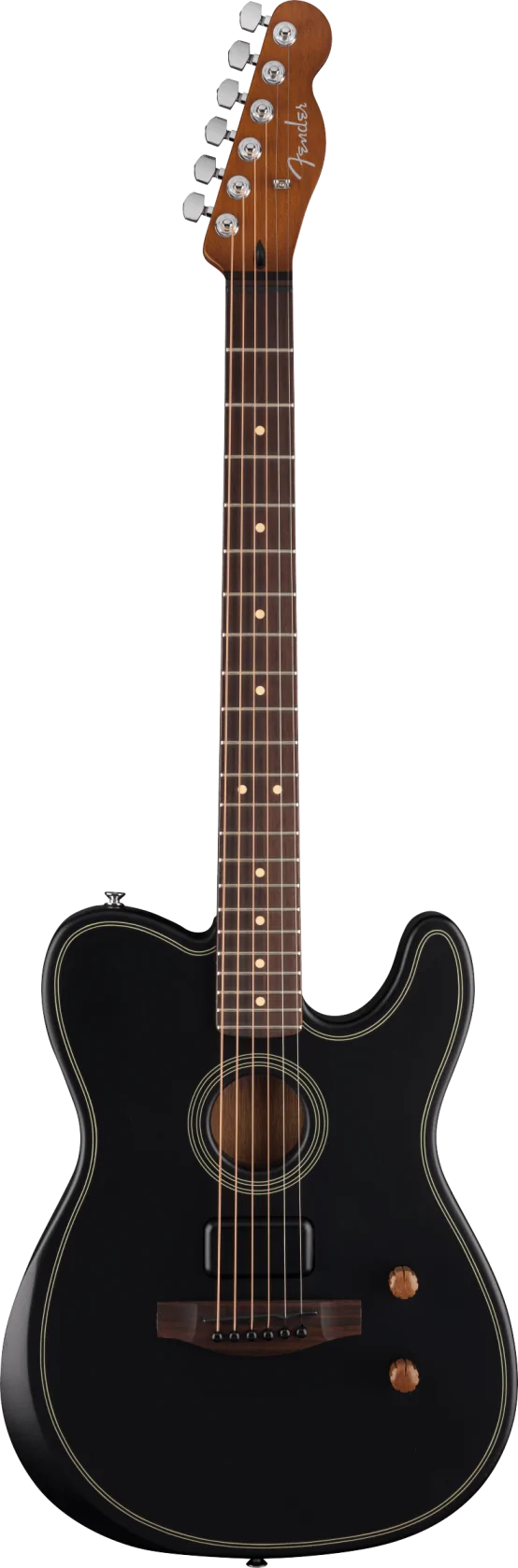 Fender Acoustasonic Standard Telecaster, Black RW
