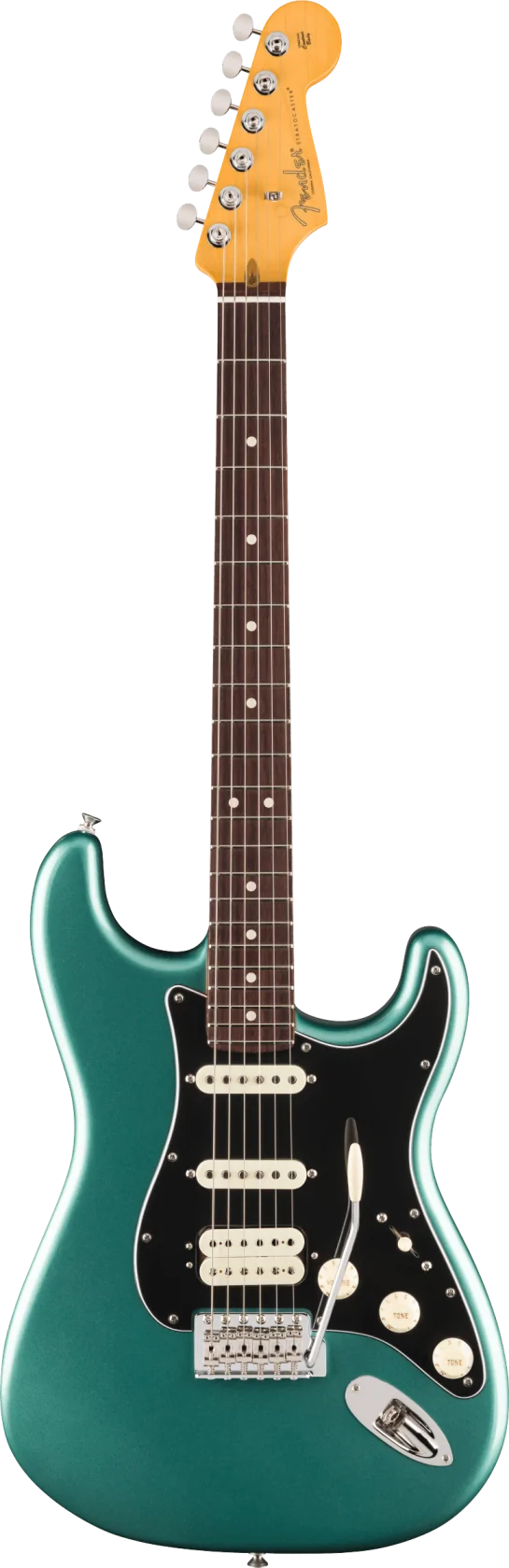 Fender American Professional Classic Stratocaster HSS, Faded Sherwood Green Metallic RW