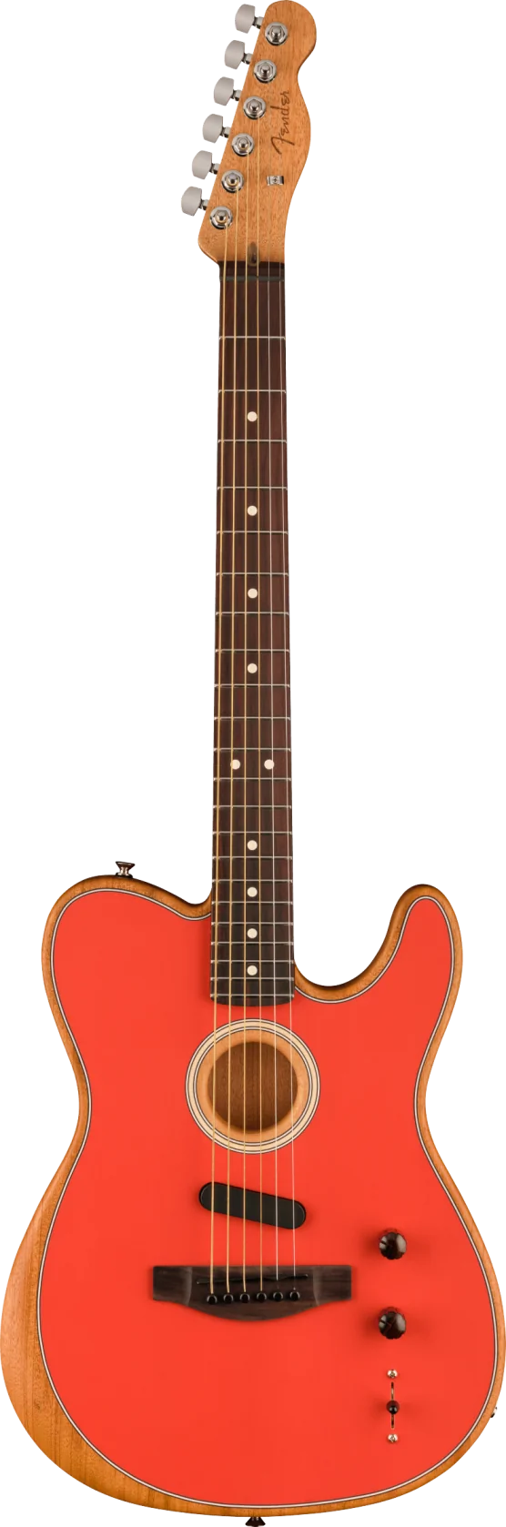 Fender LTD Acoustasonic Player Telecaster, Fiesta Red RW