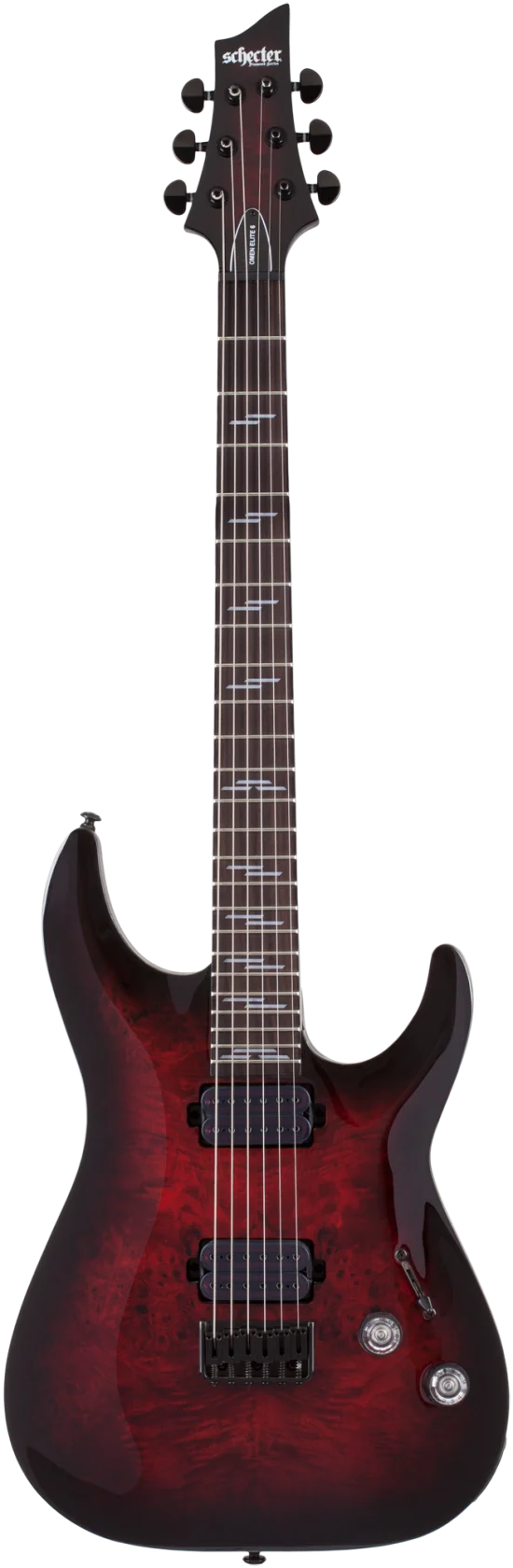 Schecter Omen Elite 6, Black Cherry Burst