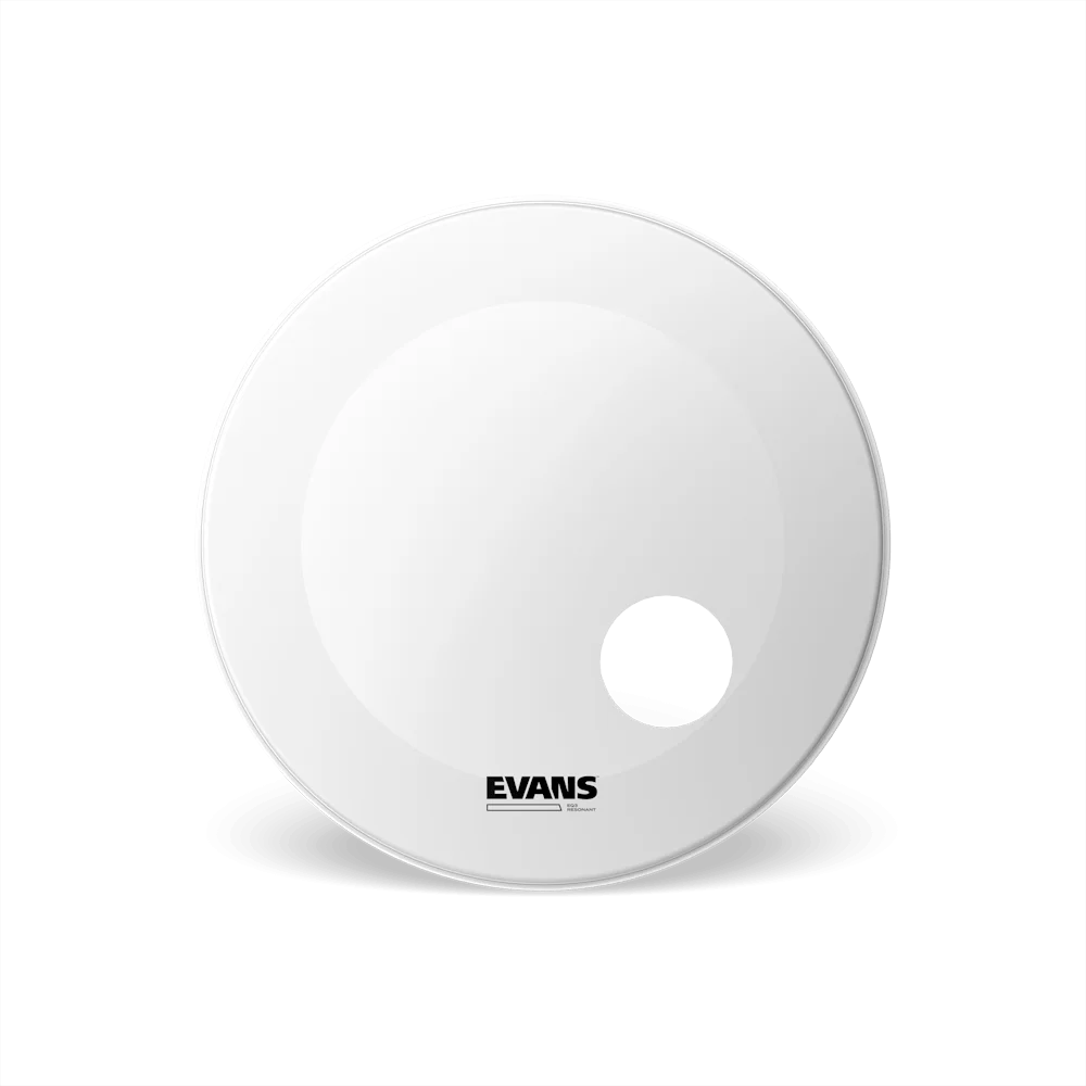 Evans 22" EQ3 Coated White Bass Reso, BD22RGCW