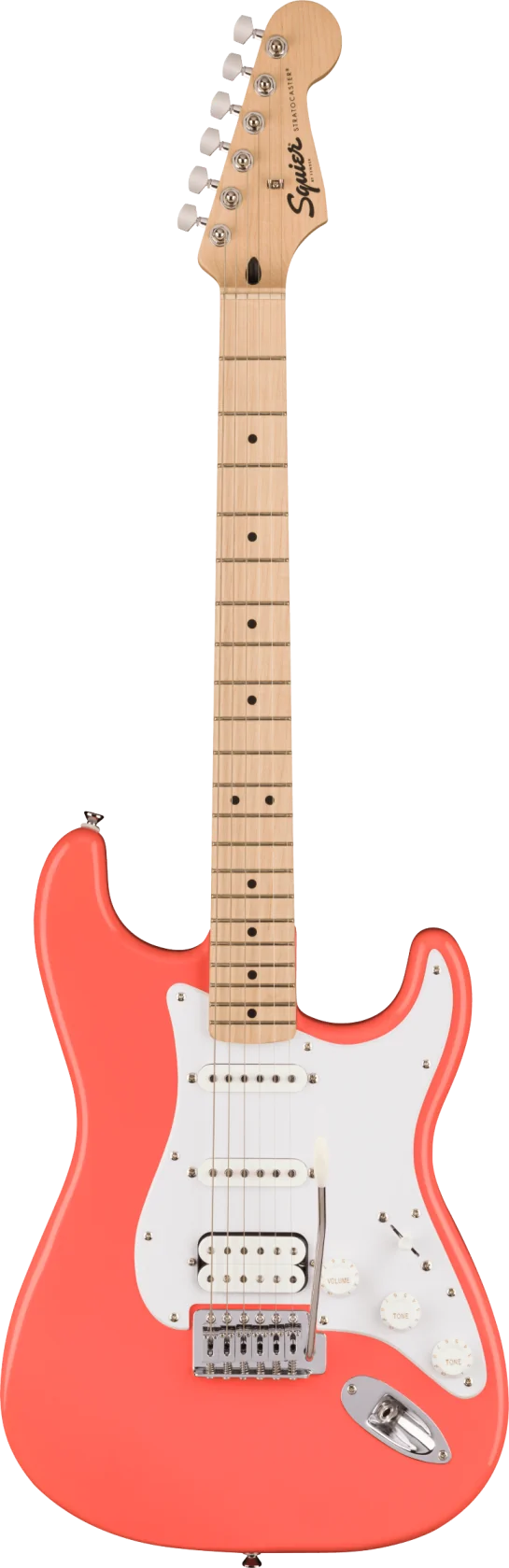 Squier Sonic Stratocaster HSS, Tahitian Coral MN