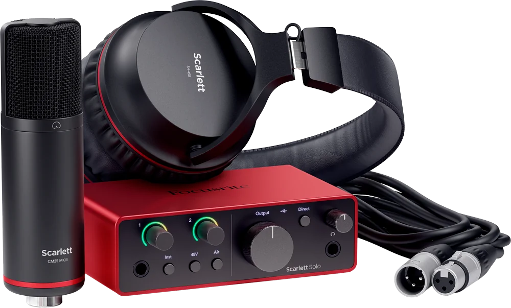 Focusrite Scarlett 4rd Gen Solo Studiobundel