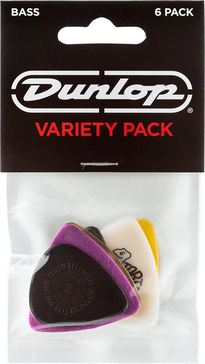 Dunlop PVP117 Bas Plectrum Variety 6-Pack