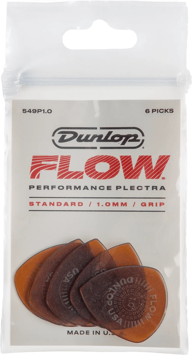 Dunlop Flow 1.00 Plectrum 6-Pack 