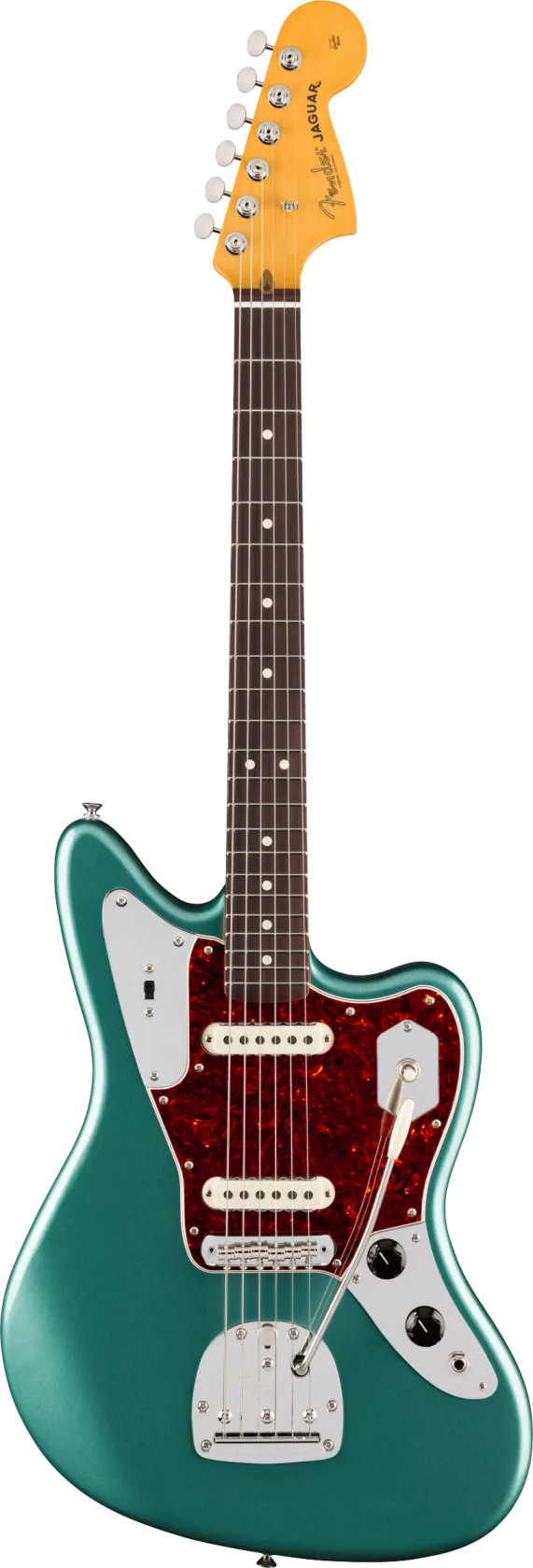 Fender American Professional Classic Jaguar, Faded Sherwood Green Metallic RW
