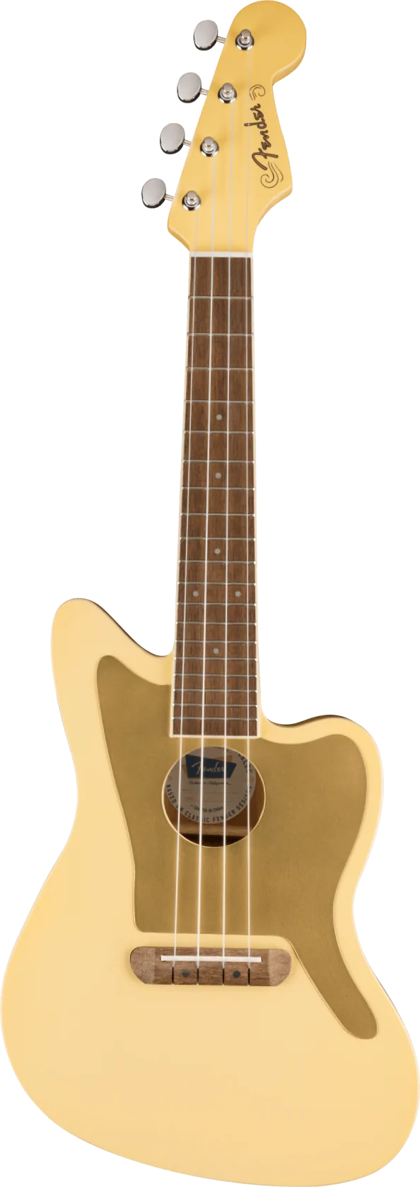 Fender FSR Fullerton Jazzmaster Ukulele, Vintage White