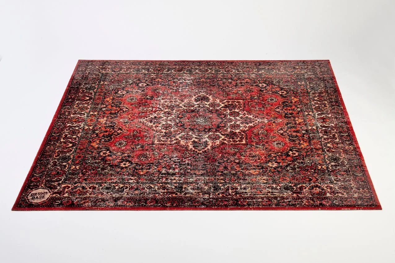 DRUMnBASE vintage persian 185x160cm original red 