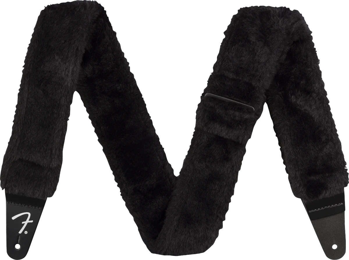 Fender Poodle Plush Strap, Black