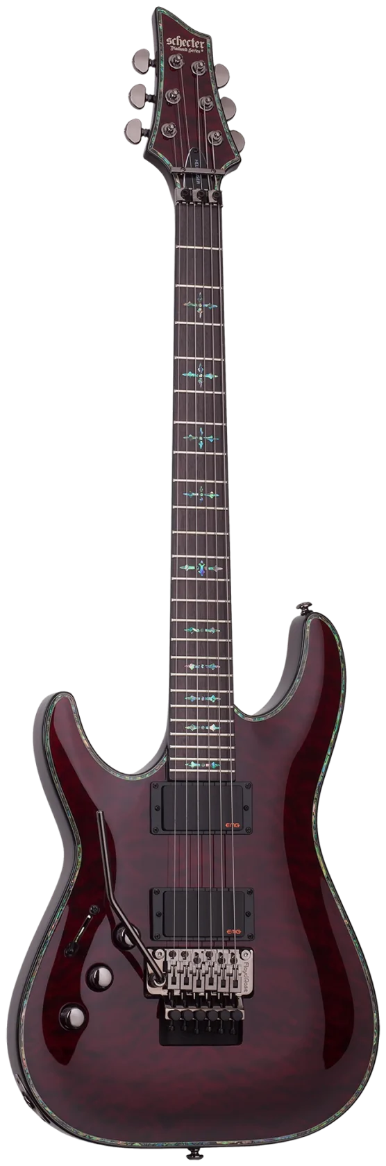 Schecter Hellraiser C1 FR, Black Cherry - Linkshandig
