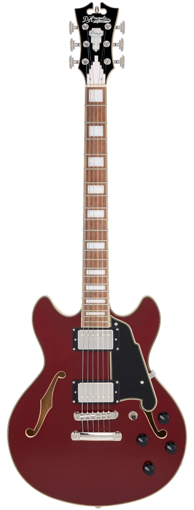D'angelico Premier Mini DC Burnt Red