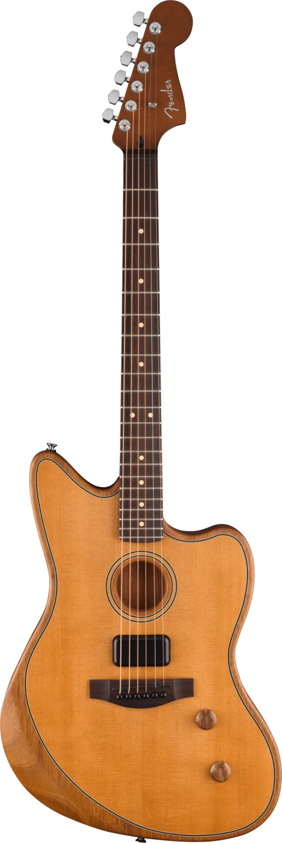 Fender Acoustasonic Standard Jazzmaster, Aged Natural RW