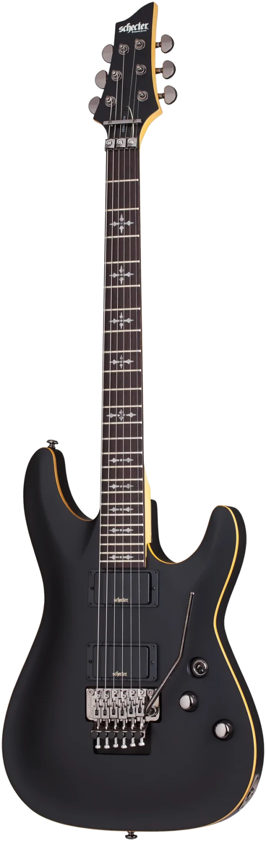 Schecter Demon-6 FR, Aged Black Satin