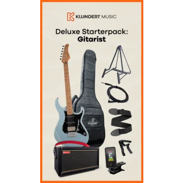 Cort Deluxe Startersset Elektrische Gitaar (Ocean Blue Gray)