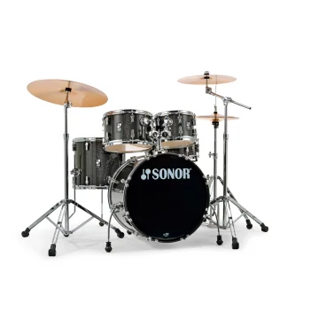 Sonor AQX Studio, Black Midnight Sparkle, Incl. Hardware en Bekkens 