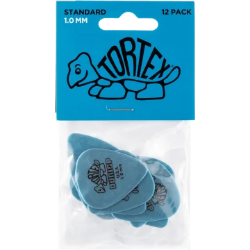 Dunlop Tortex Standard 1.00 Plectrum 12-Pack blauw