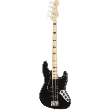 Fender American Elite Jazz Bass, Black MN incl. case (occasion)