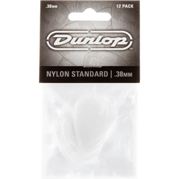 Dunlop Nylon Standard .38 Plectrum 12-Pack 