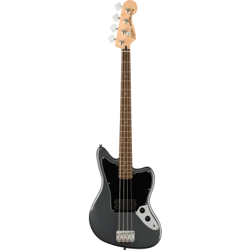 Squier Affinity Jaguar Bass, Charcoal Frost IL