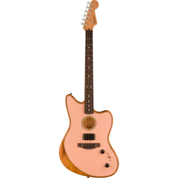 Fender Acoustasonic Player Jazzmaster, Shell Pink RW