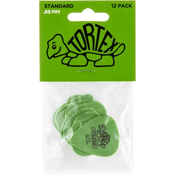 Dunlop Tortex Standard .88 Plectrum 12-Pack groen