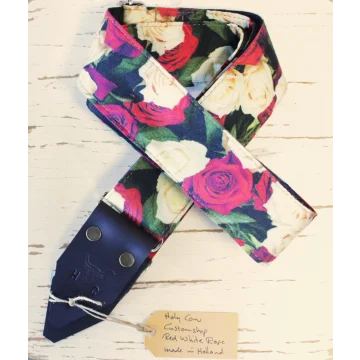 Holy Cow Straps Customshop Red White Rose