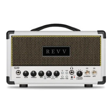 Revv G20 20/4-Watt Tube Headshell - White/Salt 'n Pepper