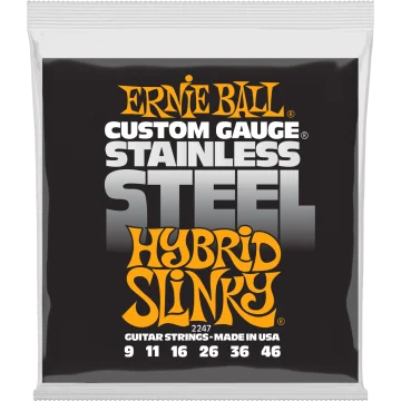 Ernie Ball Stainless Steel Hybrid Slinky 2247