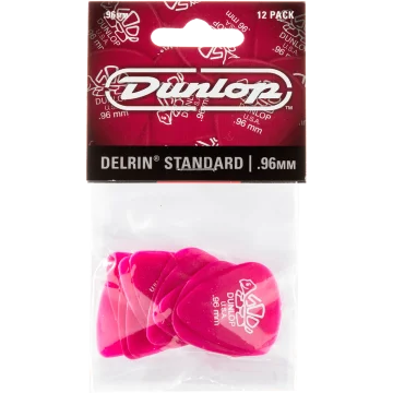 Dunlop 41P96 Delrin Plectrum 0.96mm 12-Pack