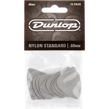 Dunlop Nylon Standard .60 Plectrum 12-Pack 