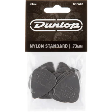 Dunlop Nylon Standard .73 Plectrum 12-Pack 