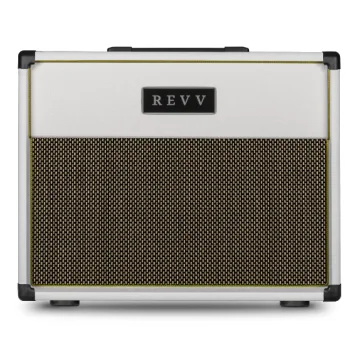 Revv 1x12" Cabinet 90-watt, Extension Cabinet White/Salt 'n Pepper