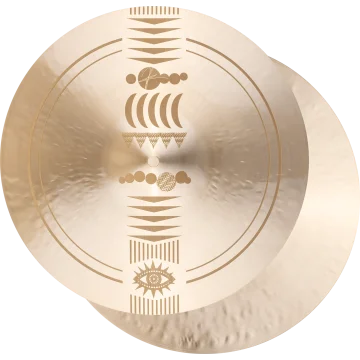 Meinl Artist Design Cymbal Anika Nilles Lunar Hi-hat 14"