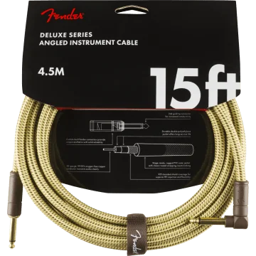 Fender Instrumentkabel Deluxe Tweed, Jack-Jack Haaks, 4.5m