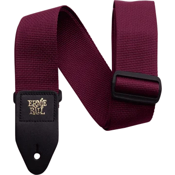 Ernie Ball Polypro Strap 4047 Bordeaux