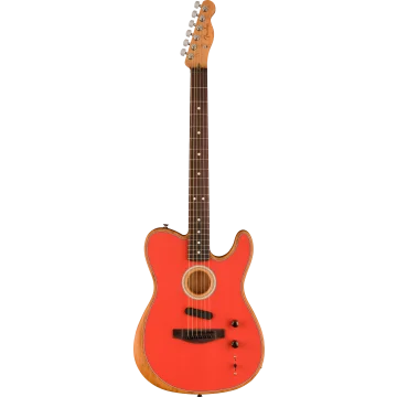 Fender LTD Acoustasonic Player Telecaster, Fiesta Red RW