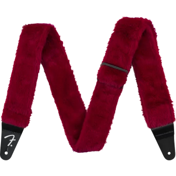 Fender Poodle Plush Strap, Red