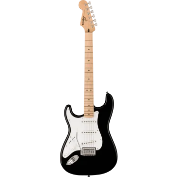 Squier Sonic Stratocaster, Linkshandig, Black MN
