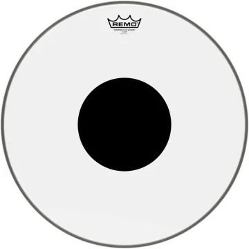 Remo 18" Controlled Sound Clear Black Dot, CS-0318-10