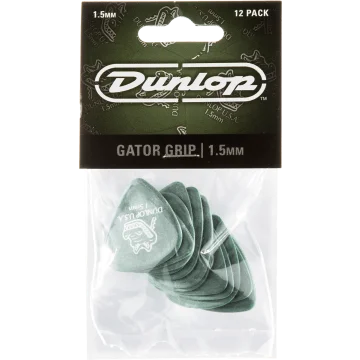 Dunlop 417P150 Gator Grip Plectrum 1.50mm 12-Pack