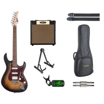 Cort Startersset Elektrische Gitaar (Sunburst) ALL-ROUND