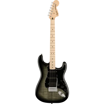 Squier Affinity Stratocaster FMT HSS, Black Burst MN