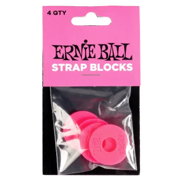 Ernie Ball Strap blocks pink 5623
