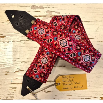 Holy Cow Straps Peacock Red