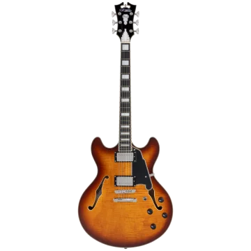 D'angelico Premier DC Dark Iced Tea Burst