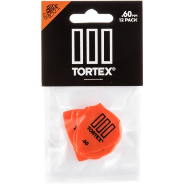 Dunlop 462P60 Tortex III Plectrum 0.60mm 12-Pack